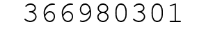 Number 366980301.