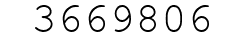 Number 3669806.