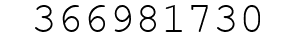 Number 366981730.