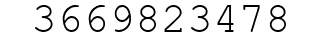 Number 3669823478.