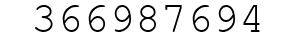 Number 366987694.
