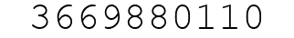 Number 3669880110.