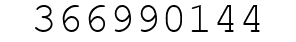 Number 366990144.