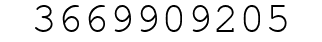 Number 3669909205.