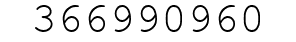 Number 366990960.