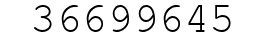 Number 36699645.