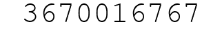 Number 3670016767.