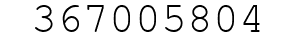 Number 367005804.
