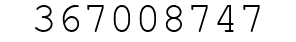 Number 367008747.