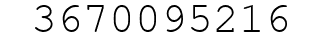 Number 3670095216.