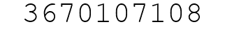 Number 3670107108.