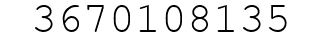 Number 3670108135.