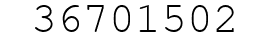 Number 36701502.