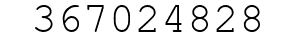 Number 367024828.