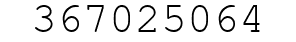 Number 367025064.