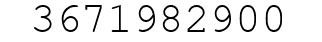 Number 3671982900.