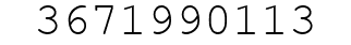 Number 3671990113.