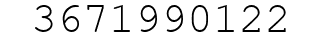 Number 3671990122.