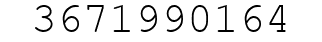 Number 3671990164.