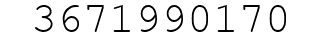 Number 3671990170.