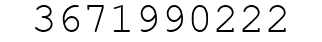 Number 3671990222.