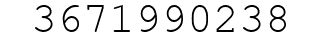 Number 3671990238.
