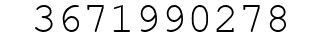 Number 3671990278.