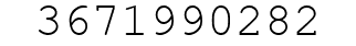 Number 3671990282.
