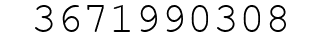 Number 3671990308.