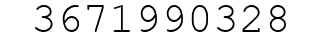 Number 3671990328.