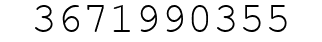 Number 3671990355.