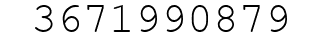 Number 3671990879.