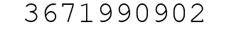 Number 3671990902.