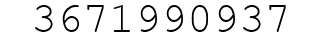 Number 3671990937.