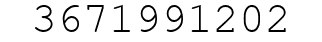 Number 3671991202.