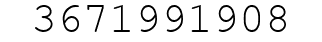 Number 3671991908.