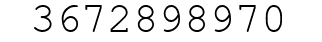 Number 3672898970.