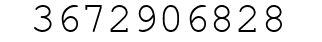Number 3672906828.