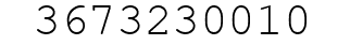 Number 3673230010.