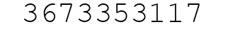 Number 3673353117.