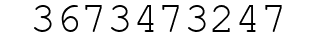 Number 3673473247.
