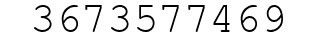 Number 3673577469.