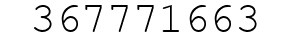 Number 367771663.