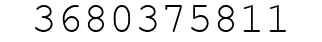 Number 3680375811.
