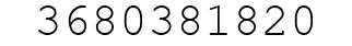 Number 3680381820.