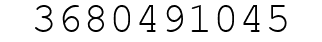 Number 3680491045.