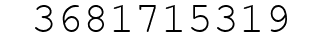 Number 3681715319.