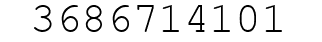 Number 3686714101.
