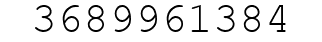 Number 3689961384.