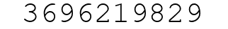 Number 3696219829.